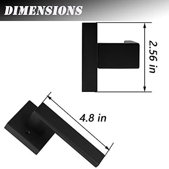 GetUSCart Probrico [Pack of 5]Door Lever Dummy Lever Door Handle for Closets French Doors