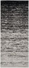 Picture of SAFAVIEH Adirondack Collection ADR113A Modern Ombre Non-Shedding Living Room Bedroom Runner, 2'6" x 14' , Silver / Black