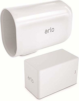 Picture of Arlo Certified Accessory - XL Rechargeable Battery and Housing | Compatible with Ultra and Pro 3 Cameras, Sold Separately | White | (VMA5410) (VMA5410-10000S)