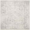 Picture of SAFAVIEH Adirondack Collection ADR109C Oriental Distressed Non-Shedding Living Room Bedroom Dining Home Office Area Rug, 6' x 6' Square, Ivory / Silver