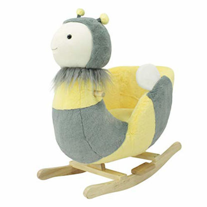 Picture of Animal Adventure Soft Landing | Joyrides | Sit- in Character Rocker - Bee