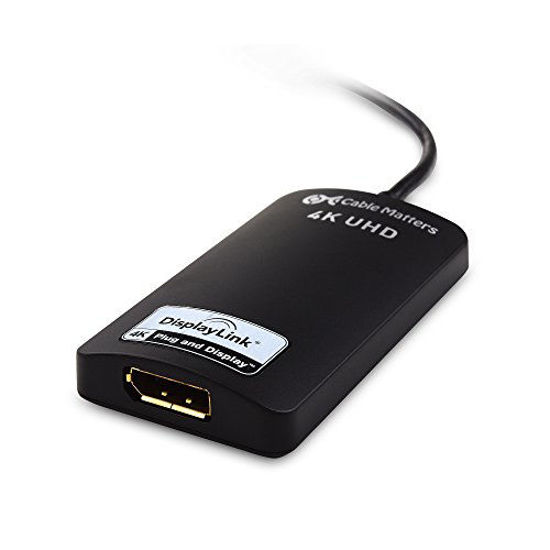GetUSCart Cable Matters USB to DisplayPort Adapter (USB 3.0 to