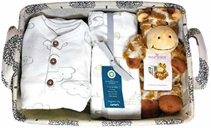 Picture of Baby Gift Basket Bundle with Carter's PJ's, Blanket and Popular Book. (7 pc. Set)