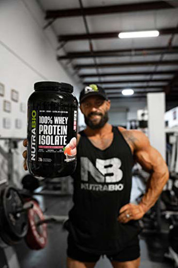 GetUSCart- NutraBio 100% Whey Protein Isolate - Complete Amino Acid ...