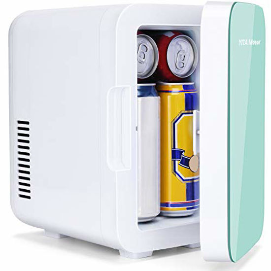 GetUSCart YITAMOTOR Mini Fridge 6 Liter 8 Can Compact Portable