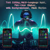 Picture of Led Mask with Programmable,Bluetooth Face Mask, Light up Mask for Costumes Cosplay Masquerade Party (USB Recharge)