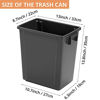 Picture of 30 Liter / 8 GAL Pull Out Trash Can, Dual Cabinet Trash Can Under Sink Kitchen Dual Garbage Cans for Recycling and Trash
