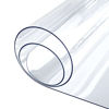 Picture of LovePads 1.5mm Thick 42 x 96 Inches Clear Table Cover Protector, Table Protector for Dining Room Table, Clear Table Cloth Cover, Table Pad for Kitchen Wood Grain