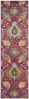 Picture of SAFAVIEH Madison Collection MAD600A Boho Chic Glam Paisley Non-Shedding Living Room Dining Entryway Foyer Hallway Runner 2'3" x 16' Fuchsia/Gold
