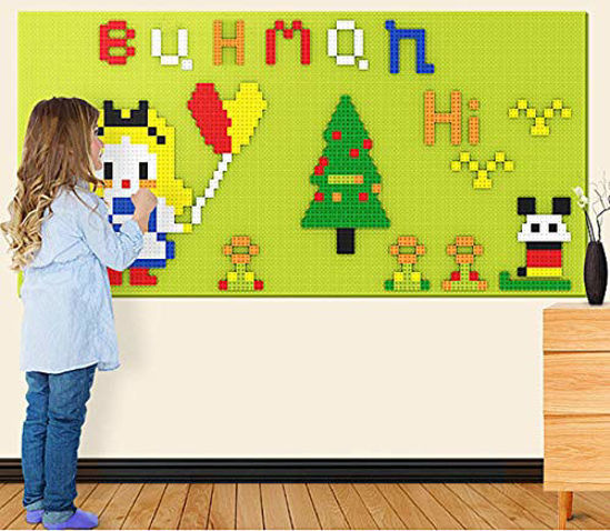 GetUSCart- Build On Wall or Table - Customize Building Block Wall, 8 ...