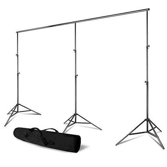 Max 20 ft AGG2279 Photography Studio LimoStudio Photo Video Studio Length Adjustable Photo Background Muslin Backdrop Support System with 3 Stands Wide 