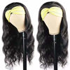 Picture of Higher Body Wave Headband Human Hair Wig 22 Inch Glueless None Lace Front Wig Brazilian Virgin Hair Wear and Go Wigs for Black Women 150% Density Wigs Natural Color