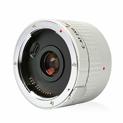 Picture of VILTROX C-AF 2X II TELEPLUS 2.0X Teleconverter Auto Focus Telephoto Extender Lens Converter for Canon EF Mount Super Telephoto Lens 70-200mm 100-400mm and DSLR Camera 80D 5DII