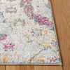 Picture of SAFAVIEH Madison Collection MAD600F Boho Chic Glam Paisley Non-Shedding Living Room Dining Bedroom Area Rug 5'1" x 7'6" Grey/Gold