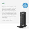 Picture of Plugable USB 3.0 and USB-C Universal Laptop Docking Station for Windows and Mac (Dual Video HDMI, Gigabit Ethernet, Audio, 6 USB Ports)