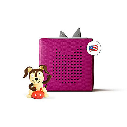 Picture of Toniebox Audio Player Starter Set with Playtime Puppy - Imagination Building, Screen-Free Digital Listening Experience for Stories, Music, and More - Purple