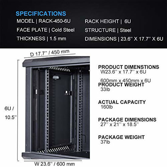 GetUSCart- KENUCO [Fully Assembled + Fan Included] Professional Wall ...