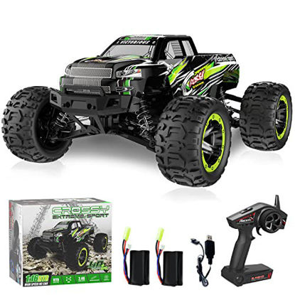 Picture of VOLANTEXRC 1:16 Scale RC Truck 30MPH Speed - 4WD Off Road All Terrain RC Monster Truck Boys Remote Control Car Waterproof Hobby Grade Toys for Adults with 2 Batteries for 40+ Min Play (785-5 Green)