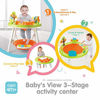 Picture of 3 in 1 Baby Jump Rocking Chair, 360-degree Rotating Seat 3-Stage Children's Fun Activity Center Workbench, Bounce Baby Saucer Jump and Learn Jumper, Great for 4-36 Months Toddler