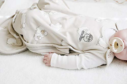 Picture of Woolino 4 Season Baby Sleep Sack, Australian Merino Wool Wearable Blanket, 2-24 Months, Sheep