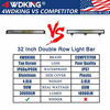Picture of LED Light Bar 30 inch 4WDKING IP68&IP69K Waterproof USA Design Premium LED Combo Off Road Work Light Truck Fog Lamp Mount on Front Bumper and Grille, Compatible for Ford F150 Tacoma Jeep Wrangler