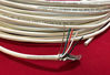 Picture of Custom Cable Connection 22 AWG 4 Conductor Stranded Shielded Plenum Cable White CL3P Jacket for Security/Alarm/Access Control/Sound - 500 Foot Spool
