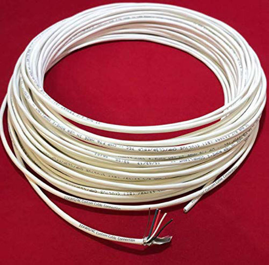 GetUSCart Custom Cable Connection 22 AWG 4 Conductor Stranded Shielded