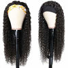 Picture of Headband Wig Deep Wave Human Hair Wigs 22inch Glueless None Lace Front Wigs Virgin Human Hair Wig for Black Women Machine Made Headband Wig