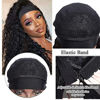 Picture of Headband Wig Deep Wave Human Hair Wigs 22inch Glueless None Lace Front Wigs Virgin Human Hair Wig for Black Women Machine Made Headband Wig
