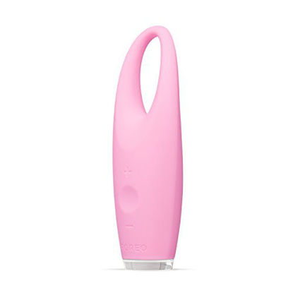 Picture of FOREO Iris Illuminating Eye Massager Petal Pink, Targets Dark Circles, Puffiness, Fine Lines & Under Eye Bags, Smoothing, Rejuvenating, Ultra Hygienic Silicone, T Sonic Massage, 2 Year Warranty