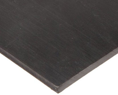 Picture of UHMW (Ultra High Molecular Weight Polyethylene) Sheet, Opaque Black, Standard Tolerance, 1/2" Thickness, 12" Width, 24" Length