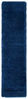 Picture of SAFAVIEH Milan Shag Collection SG180 Solid Non-Shedding Living Room Bedroom Dining Room Entryway Plush 2-inch Thick Runner, 2' x 18' , Navy