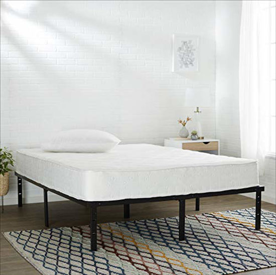 GetUSCart Amazon Basics Heavy Duty NonSlip Bed Frame with Steel Slats