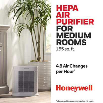 Picture of Honeywell HPA104 HEPA Air Purifier, Medium Room (155 sq. ft), White