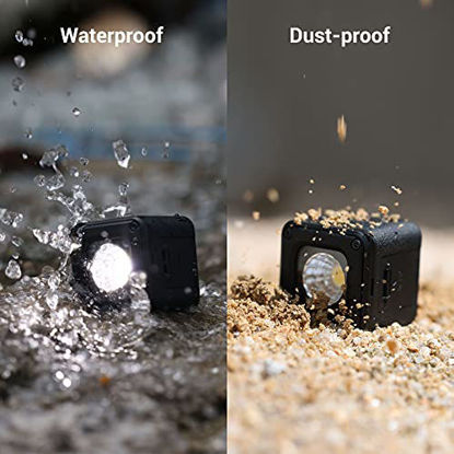 Picture of SmallRig RM01 LED Video Light Kit (3 Pack), Waterproof Portable Camera Light Kit Mini Cube with 8 Color Filters, Dimmable Fill Photography Light 5600K CRI95 for Smartphone, Action and DSLR Camera 3469