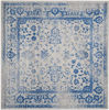 Picture of SAFAVIEH Adirondack Collection ADR109A Oriental Distressed Non-Shedding Living Room Bedroom Dining Home Office Area Rug, 8' x 8' Square, Grey / Blue