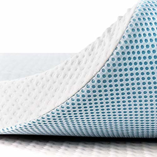 GetUSCart subrtex 3 Inch Gel Infused Memory Foam Bed Mattress