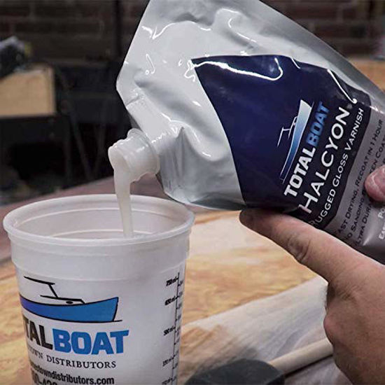 GetUSCart TotalBoat Halcyon Marine Varnish WaterBased Polyurethane