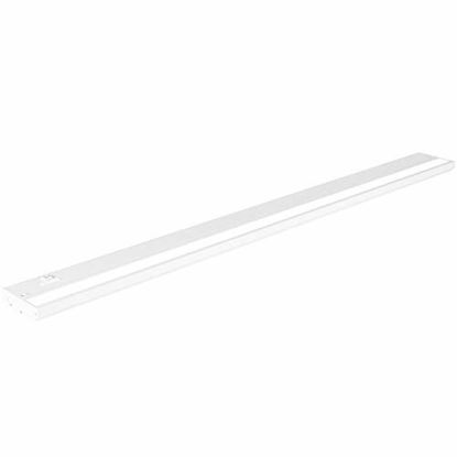 Picture of LED Under Cabinet Lighting by NSL - Dimmable Hardwired or Plugged-in installation - 3 Color Temperature Slide Switch - Warm White (2700K), Soft White (3000K), Cool White (4000K) - 40 Inch White Finish