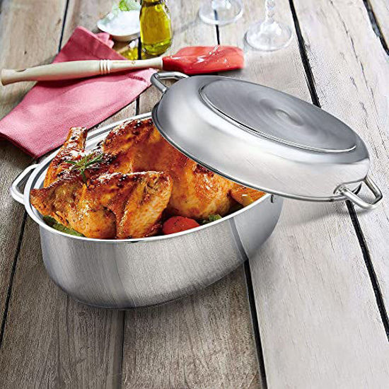 Turkey roasting pan deals with rack and lid