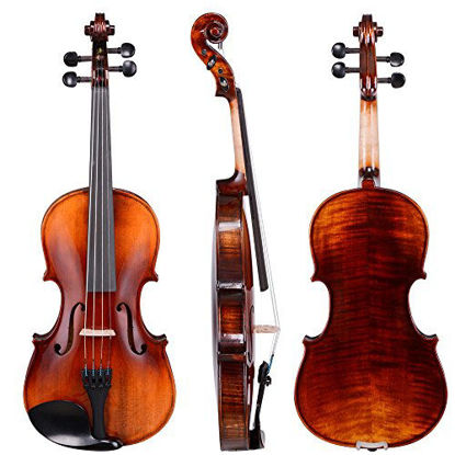 Picture of Vif Full Size 4/4 Handmade Stradivari 1721 Copy German Style Violin Fiddle Case Bow Music Hobby