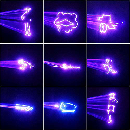 GetUSCart- U`King DJ Disco Laser Party Lights RGB Stage Lighting Beam ...