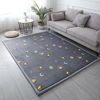 Picture of Loartee Coral Velvet Area Rug - 1" Thick Memory Foam Baby Play Mat, Washable Toddler Carpet, Home Decor for Living Room, Nursery, Kids Bedroom, Astral Gray