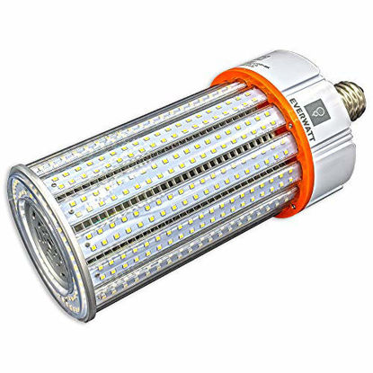 Picture of 300W (1500W Metal Halide Equiv) LED Corn Light Bulb, Large Mogul E39 Base, 43782 Lumens, 5000K, IP64 Waterproof Outdoor Indoor Area Lighting, Replaces MH HID, CFL, HPS