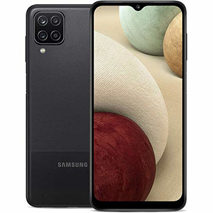 Picture of Samsung Galaxy A12 (32GB, 3GB) 6.5" HD+, Quad Camera, 5000mAh Battery, Global 4G Volte Unlocked (T-Mobile, Verizon, Metro) A125U (Black) (Renewed)