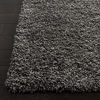 Picture of SAFAVIEH California Premium Shag Collection SG151 Non-Shedding Living Room Bedroom Dining Room Entryway Plush 2-inch Thick Area Rug, 6'7" x 9'6", Dark Grey