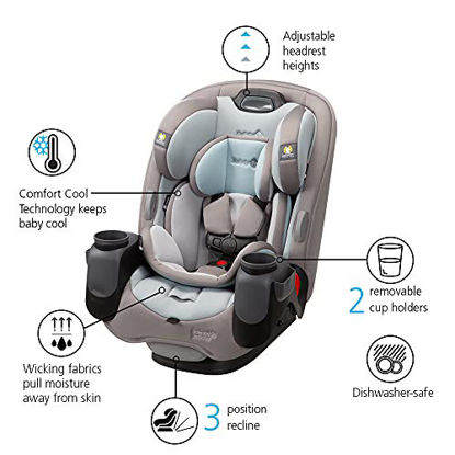 Picture of Safety 1st Grow & Go Comfort Cool 3-in-1 Convertible Car Seat, Niagara Mist, One Size