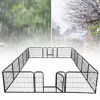Picture of Yaheetech 31''W x 24''H Foldable Pet Pen - Metal Dog Pen Puppy Cat Exercise Fence Barrier Kennel 16 Panels/32 Panels 16 Panels