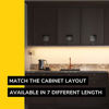 Picture of GETINLIGHT 3 Color Levels Dimmable LED Under Cabinet Lighting with ETL Listed, Warm White (2700K), Soft White (3000K), Bright White (4000K), White Finished, 48-inch, IN-0210-6