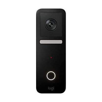 Picture of Logitech Circle View Apple HomeKit-Enabled Wired Doorbell with Logitech TrueView Video, Face Recognition, Color Night Vision, and Head-to-Toe HD Video